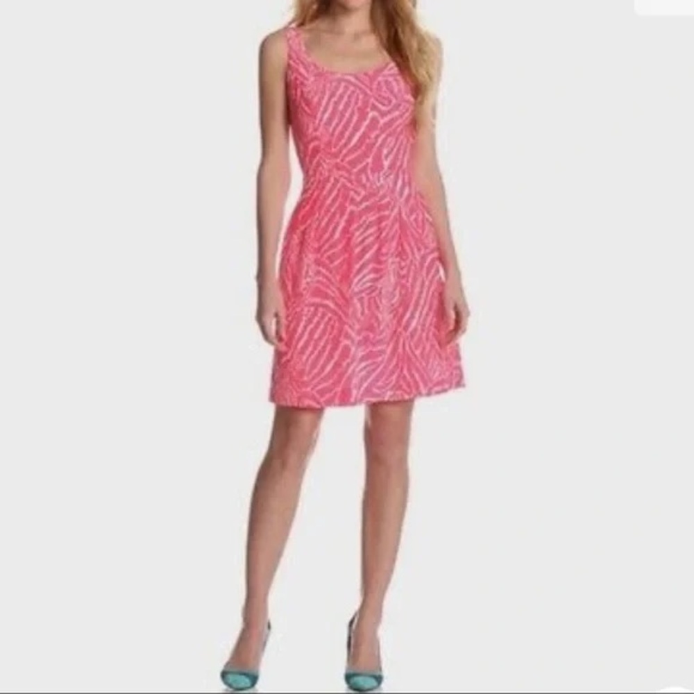 Lilly Pulitzer silk Posey dress in Show Your Stripes Splash Pink